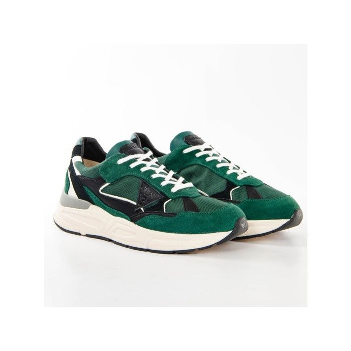 Basket Guess Imoele Vert Homme Vert Cdiscount Chaussures
