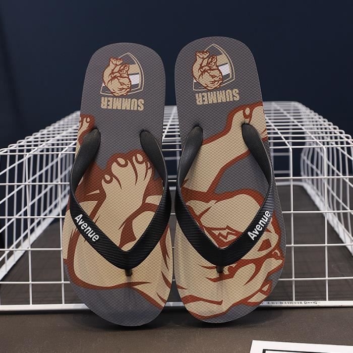 NARAMAKI Lot De 2 Tongs Femme Été Thème Fruits & Hello Summer – Chaussons Plage Piscine 36-41