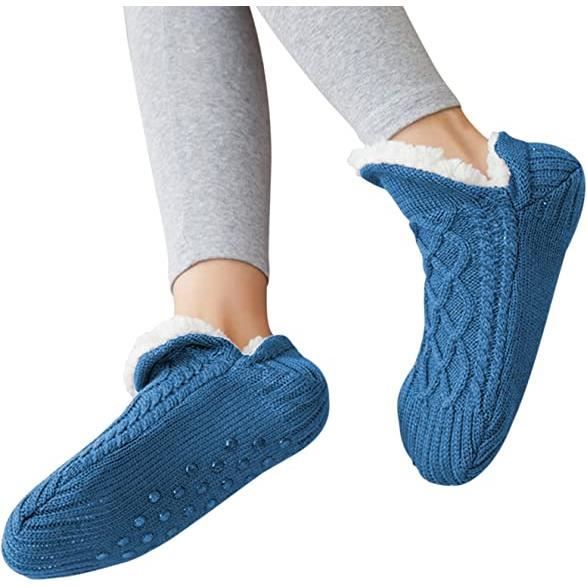 Chaussons Chaussettes Femme Homme AMOUNE Chaussette Polaire
