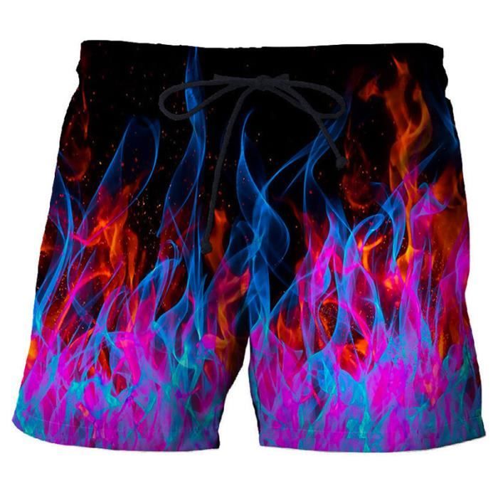 ZOXOZ Maillot de Bain Homme Court Boardshort Plage Étanche Séchage Rapide Avec Filet et Poches - Armée Verte S