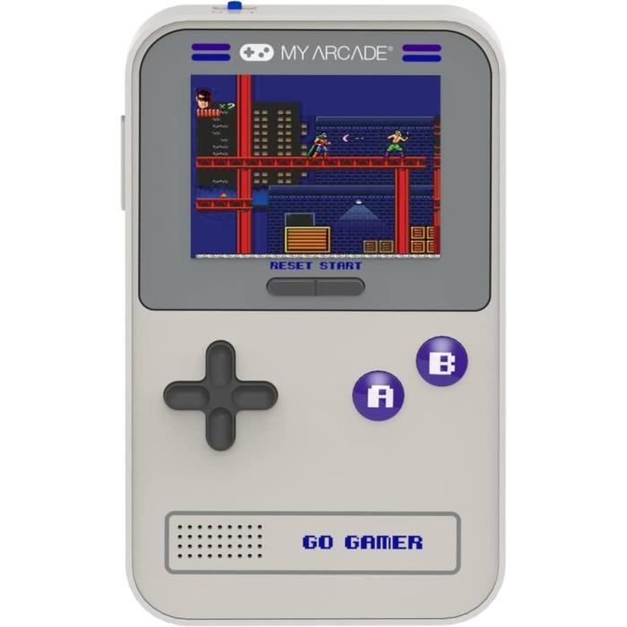 Rétrogaming-My arcade - GO Gamer console portable - Violet/Gris - RétrogamingMy Arcade
