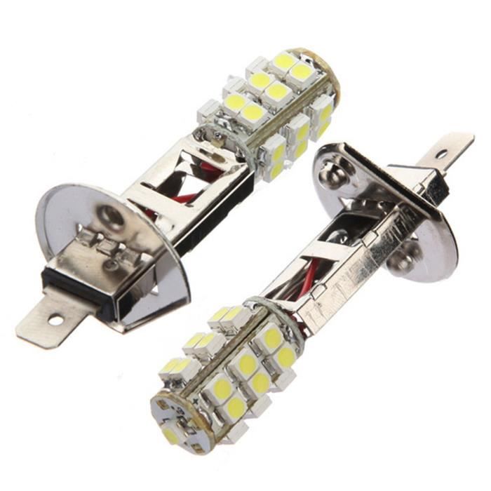Ampoule LED H1 10 SMD 6000K Xenon Blanc - Pour Antibrouillard/phare, 12V, 100W équivalent