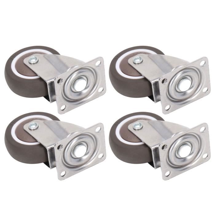 Lot De 4 Plaques De Support Pour Patins à Roulettes - Acier Inoxydable, Compatibles Plupart Modèles