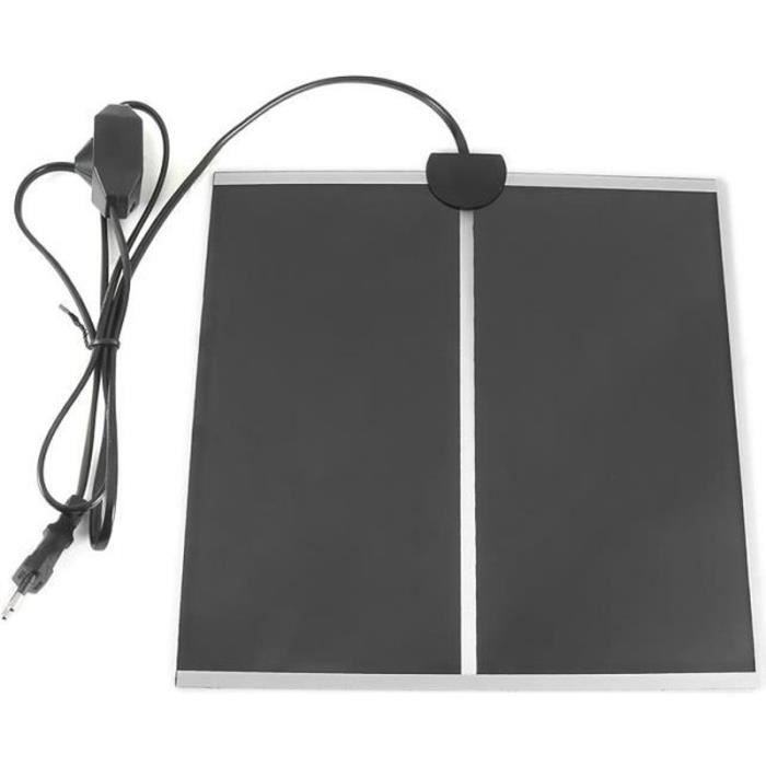 Tapis chauffant ultra plat pour terrarium avec câble d'alimentation de 150  cm et prise UE 230 V 22 W 88 x 15 cm[565] - Cdiscount
