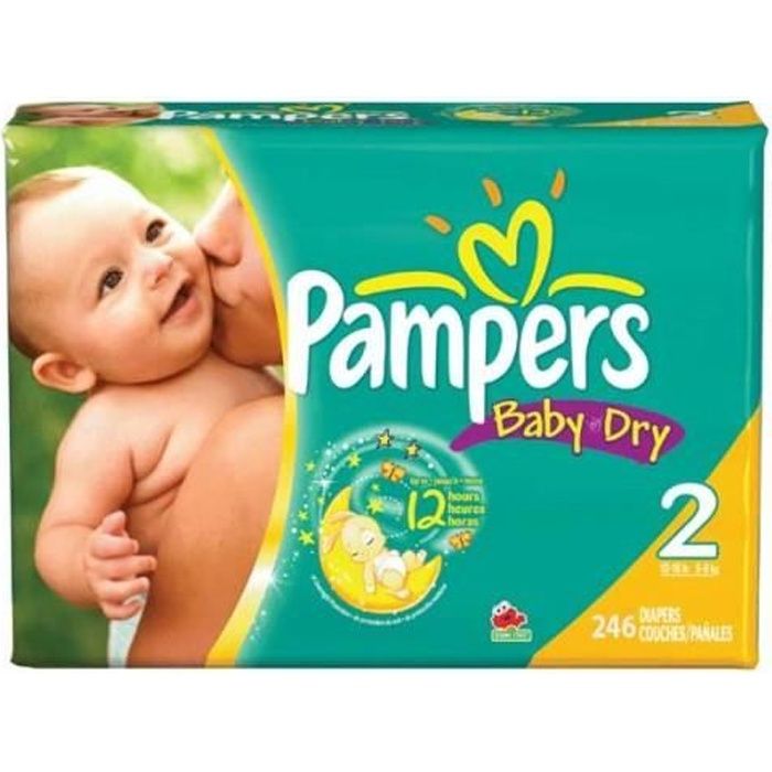 300 Couches Pampers Baby Dry taille 2 Cdiscount Puériculture & Eveil bébé