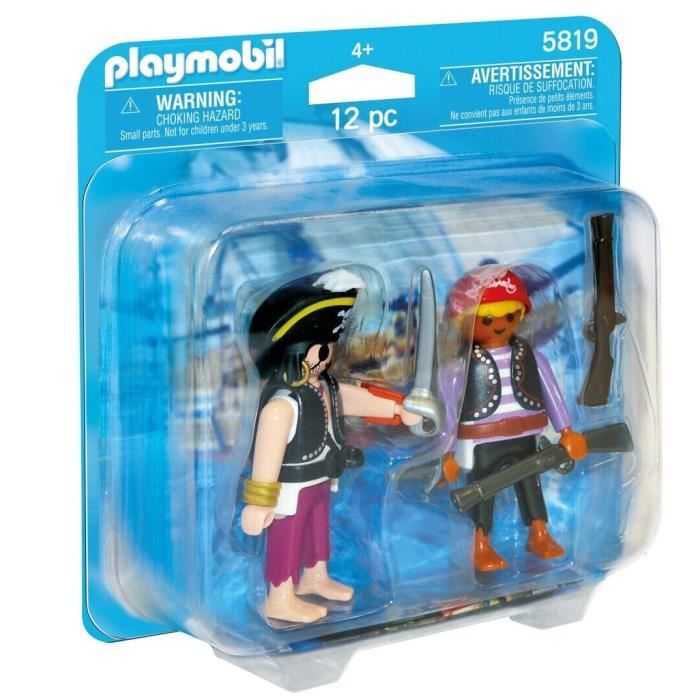 Duo Pack PLAYMOBIL 5819 Pirates Figurines A partir de