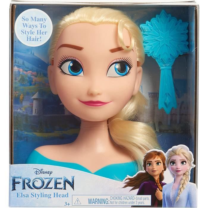 La Reine des Neiges 2 – Tête à coiffer Deluxe Elsa – Giochi Preziosi