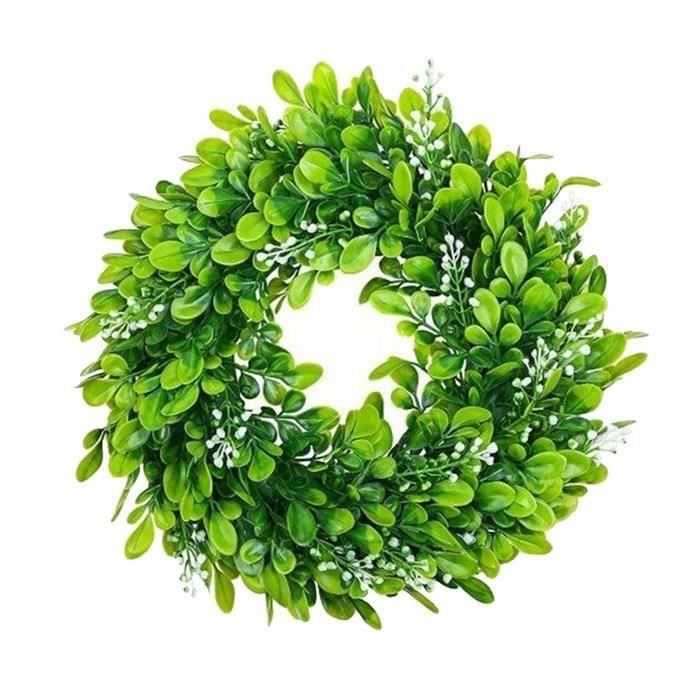 Couronne De Noël Artificielle 30 Cm - Décoration Porte, Guirlande Pin, Pommes De Pin, Baies