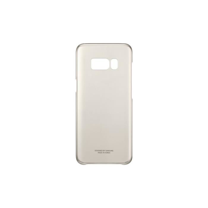 Coque Samsung Galaxy S8 Clear Cover Dorée et Trans