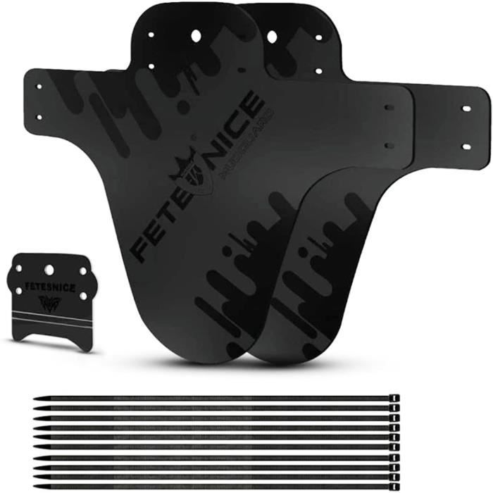 Garde-boue Avant Et Arrière Pour VTT/vélo De Route - Léger, Robuste, Facile à Monter, Protection éclaboussures
