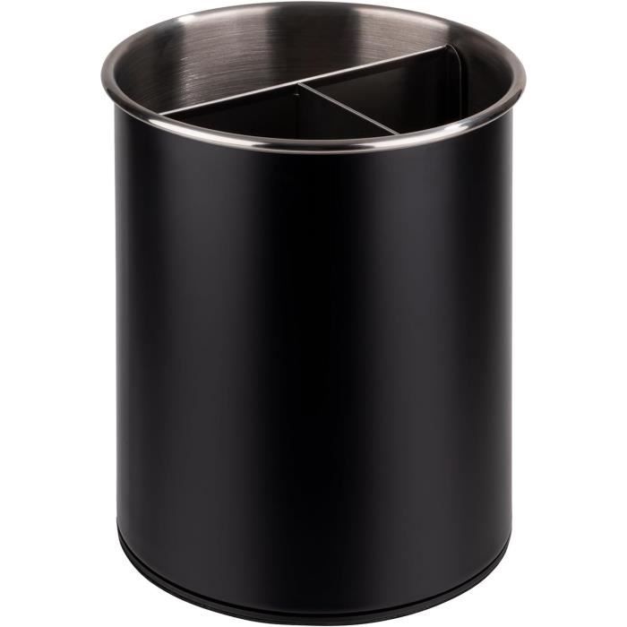 Organisateur Cuisine Acier Inox Porte-Ustensiles Inox - Organisateur De Cuisine 12x13 Cm - Range Couverts Pot Ustensile