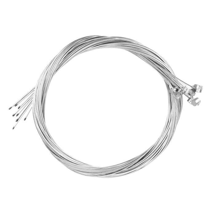 Câbles de frein de vélo - SHIPENOPHY - 10 pcs - Matériau en acier de qualité - Extrémité en zinc