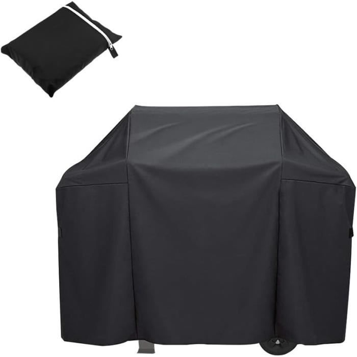 Housse Barbecue Diboniur - 147x61x117 Cm - Noir - Résistant à L'Eau Et UV