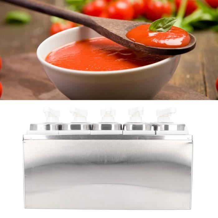 Distributeur De Sauce à Pompe 1000 Ml - Bouteille Sirop Salade - Neuf Sous Emballage