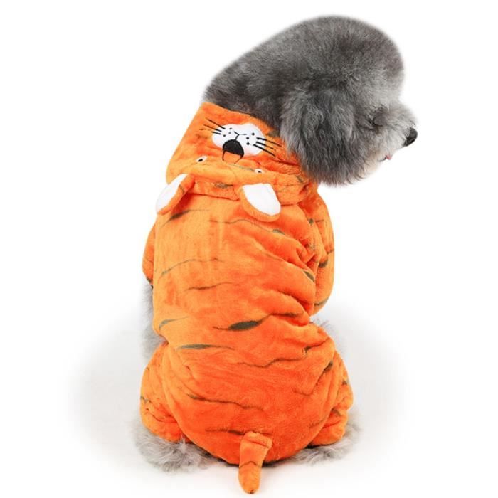Costume Pour Chien Pour Tigre Pour Combinaison Pour De Compagnie Fournitures Pour Chiot Pantalon Pyjama Cdiscount