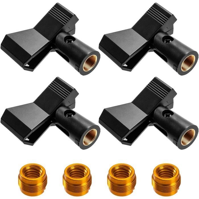 Support de microphone antichoc en plastique compatible avec microphone