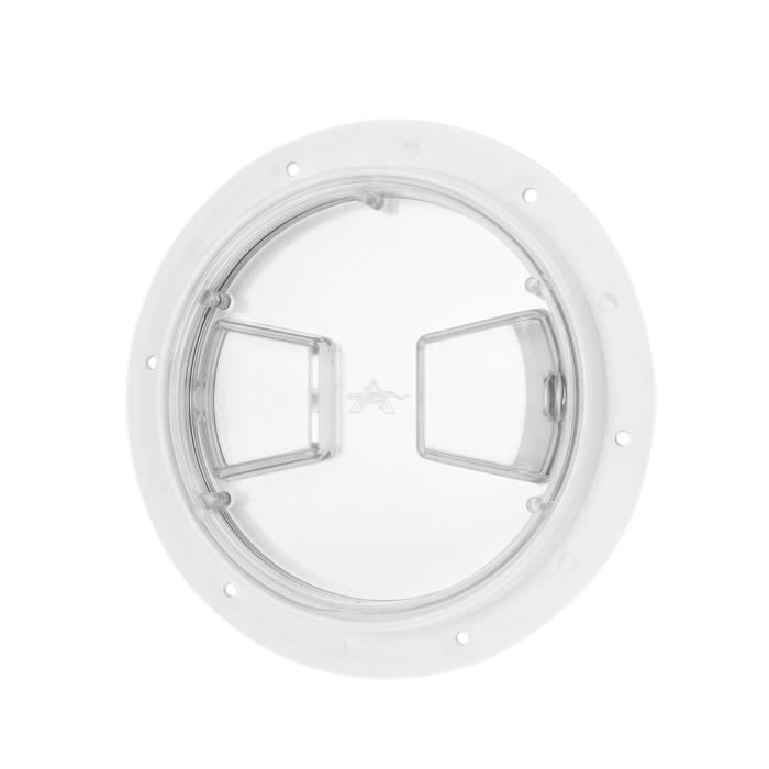 Plaque D'inspection Marine Ronde En ABS - Trappe étanche Pour Yacht, Bateau - Blanc, 10.2 Cm Avec Vis