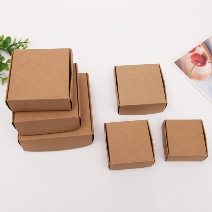 100 Cartes De Présentation Pour Bijoux - En Papier Kraft, Avec Découpes Pour Boucles D'oreilles Et Colliers