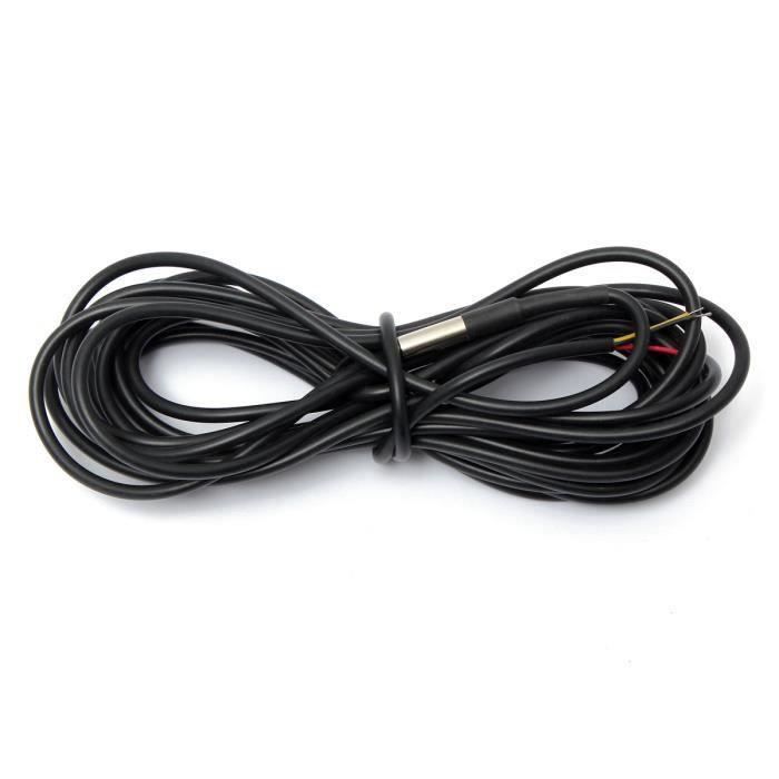 Sonde De Température 10K3950 étanche IP68 - 5 Mètres Pour Thermostat Chauffage Au Sol, Précision 1% - 12