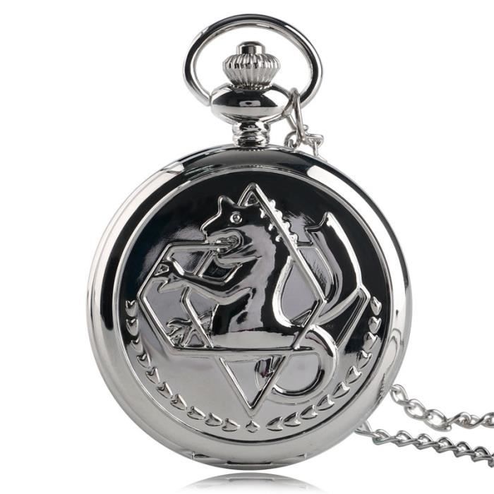 Montre à Gousset Quartz En Métal Argenté - Style Vintage - Neuf Sans étiquette