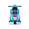 Scooter électrique pour enfant Vespa PX150 Mini Bleu - Batterie 6v 4.5ah-1