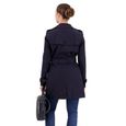 Tommy Hilfiger Trench-Coat Femme Heritage Single Breasted Trench- Bleu (Midnight)-1