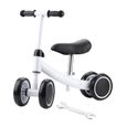 Matériel de sport pour enfants - vélo d'équilibre - Shipenophy - blanc - Fer - 54x45x24cm - Convient aux enfants de 1 à 2 ans -2267g-1