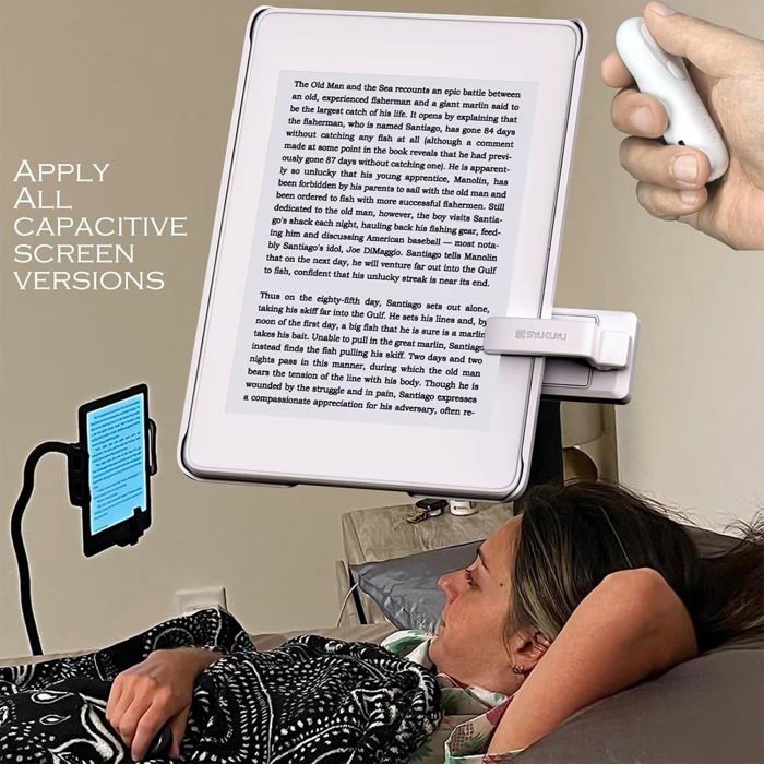Télécommande Tourne-page RF Pour Liseuse – Compatible Kindle, Kobo, IPad, Android, Sans Bluetooth Ni WiFi, Batterie Longue Durée