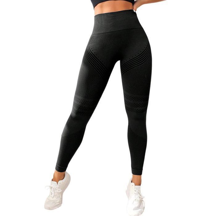Leggings De Compression Femme 3D Anti-cellulite - Taille Haute, Sans Couture, Opaques - Pour Yoga, Fitness, Quotidien