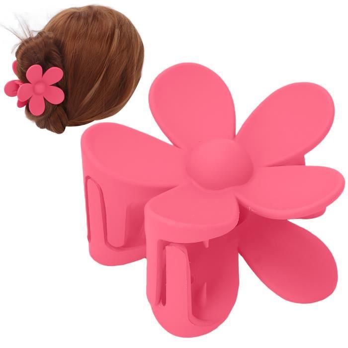 1 Lot De Pinces à Cheveux En Acrylique Pour Femme - Élégante Et Vintage - Avec Perles Géométriques