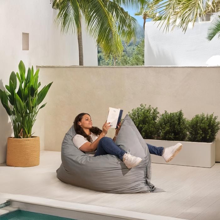 Ecopuf Pouf Fauteuil Bag Pouf Coussin En Polyester Imperméable