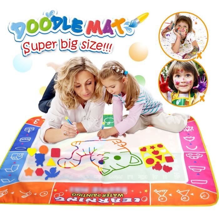 Joyfia Tapis de gribouillage pour enfants, tapis de dessin à l'eau
