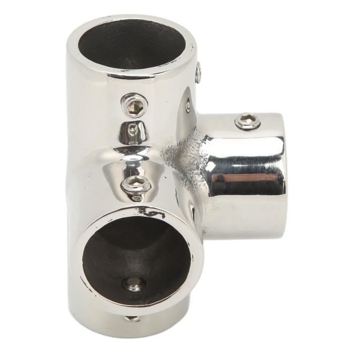 FTVOGUE Joint en T d'angle en Acier Inoxydable 316, Raccord de Tuyau coudé Poli Miroir