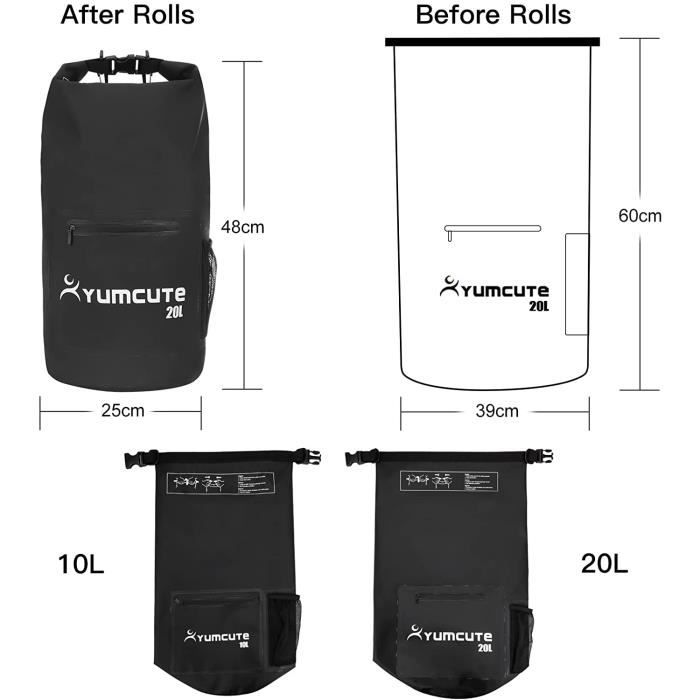 Sac à Dos Transparent En PVC étanche - Pour Piscine, école, Sport, Contrôle De Sécurité - 9