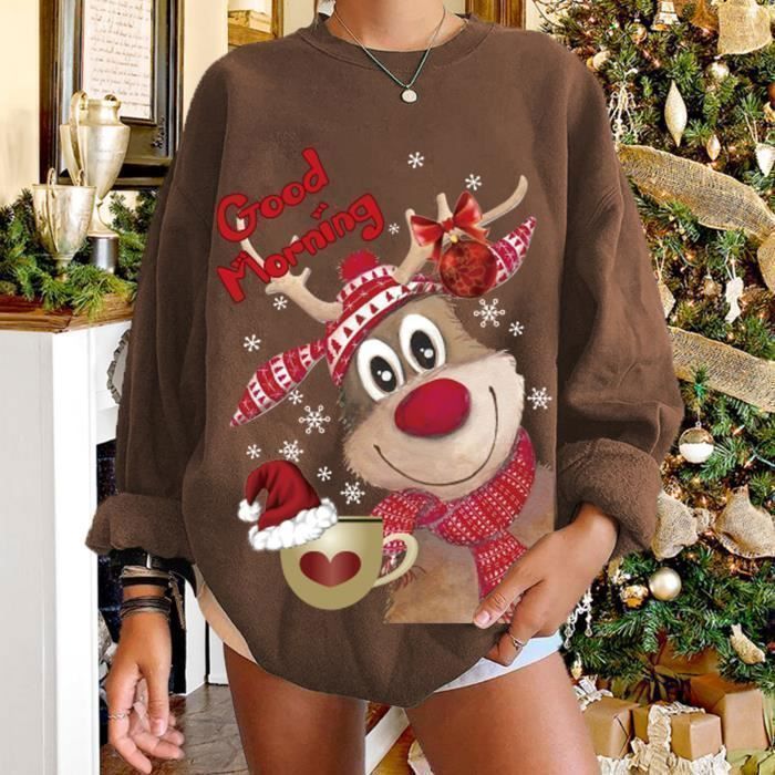 Sweat de noël femme deals