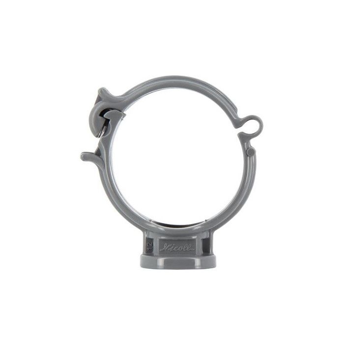 Collier Pvc 40 Collier monobloc PVC gris simple - Tube Diamètre 40 mm - Nicoll ...