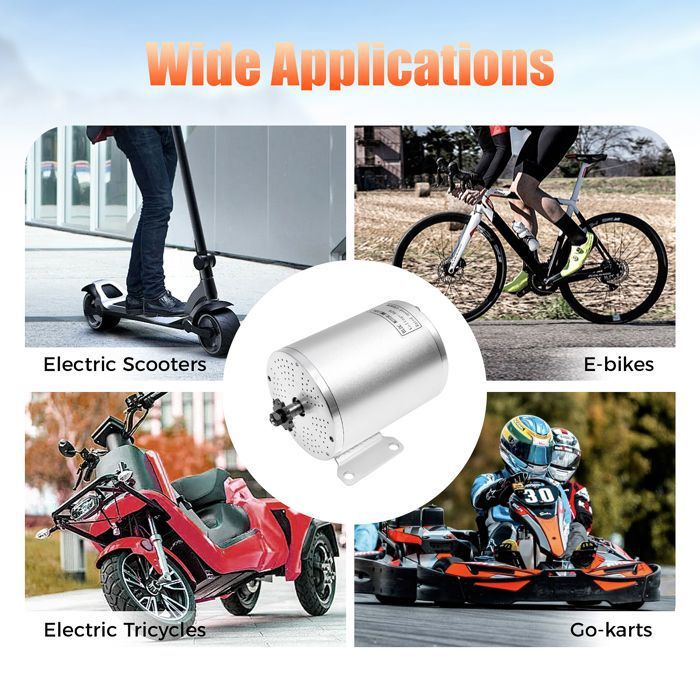 Kit Moteur Électrique 60V 2500W Sans Balais Pour Vélo, Scooter, GoKart – MY1020