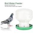 Abreuvoir automatique distributeur d'eau pour oiseaux par gravité mangeoire pour perroquet abreuvoir Pigeon fontaine à boire pour-2