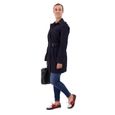 Tommy Hilfiger Trench-Coat Femme Heritage Single Breasted Trench- Bleu (Midnight)-2