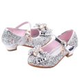 Infantile enfants bébé filles perle cristal Bling Bowknot unique princesse chaussures sandales 37-2