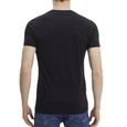 T shirt Calvin Klein Core monogramme slim Noir Homme-2