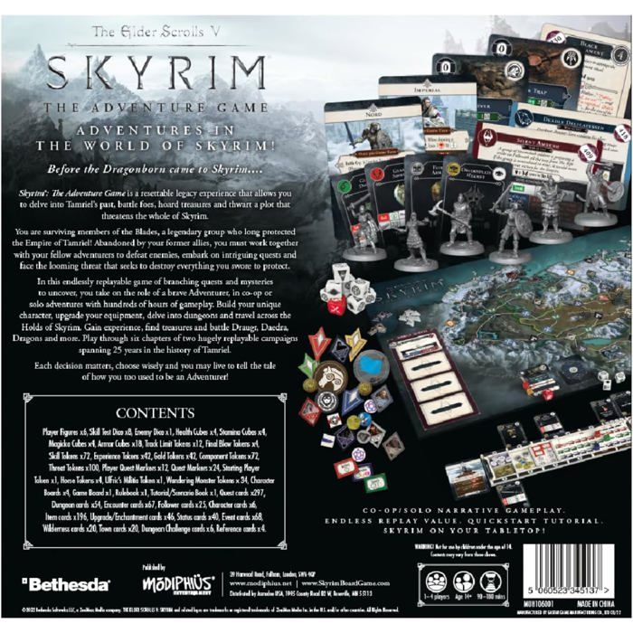 Générique Darkest Dungeon VF Jeu de Société Coopératif, 1-4 Joueurs, Base + Figurines, 138 Figurines en Plastique, Cartes et Composants, Version Française - Regles de jeux