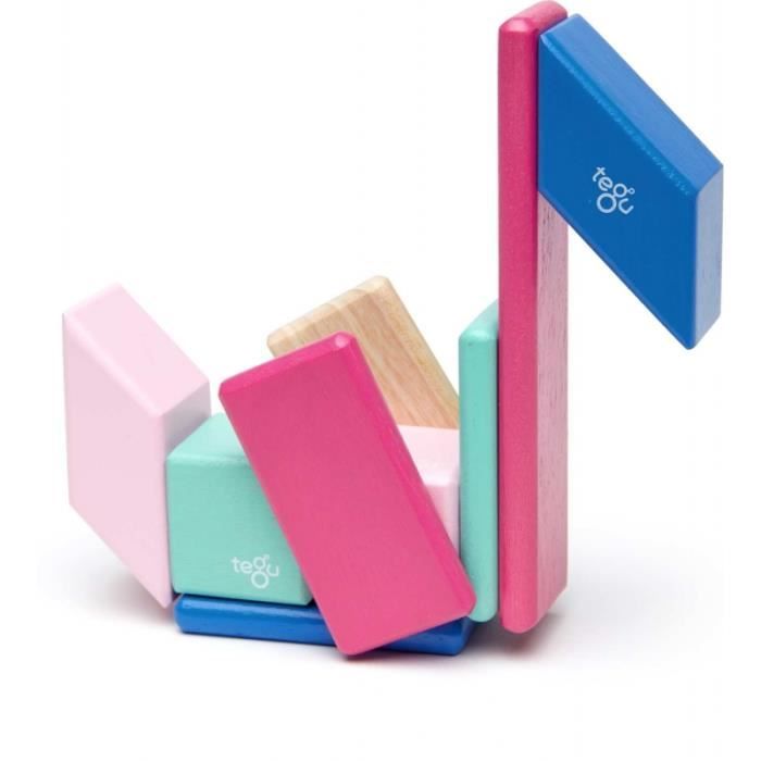 Jeu de construction - Tegu - Classic Pocket 14 Pièces - Bois aimanté ...