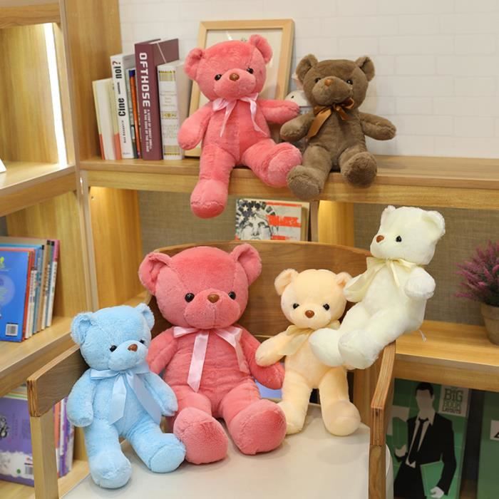 Universal - Un ours en peluche de 30 cm, un cadeau d'enfant interactif, une  poupée douce, une peluche.(brun) - Animaux - Rue du Commerce