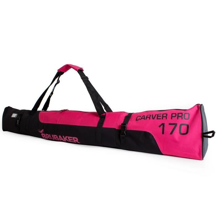 Set De Transport Ski Brubaker - Housse Carver Pro 2.0 170cm + Sac Chaussures Super Function 2.0 - Vert/Noir