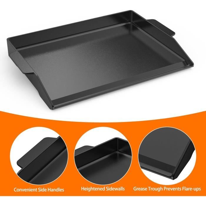 Grillplatte Herd Onlyfire 58, × 40, Cm Grillplatte Gusseisen, Universal, Mit Griffen, Matte Preisvergleich - Dezember 2025 Le Creuset Bräter