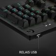 Clavier gamer - Filaire - Logitech G - G512 - Switchs GX Brown - AZERTY - Carbon-3