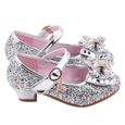 Infantile enfants bébé filles perle cristal Bling Bowknot unique princesse chaussures sandales 37-3