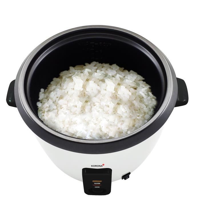 Cuiseur à riz et cuiseur vapeur pour 10 tasses non cuites (20 tasses  cuites), grand pot amovible antiadhésif adapté pour la cuisson, les soupes,  le