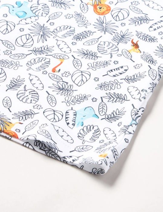 Chicco T-Shirt Bambina In Cotone Leggero – Maniche Corte, Stampa Colorata, Retro Lungo (Certificato OEKO-TEX) - 2
